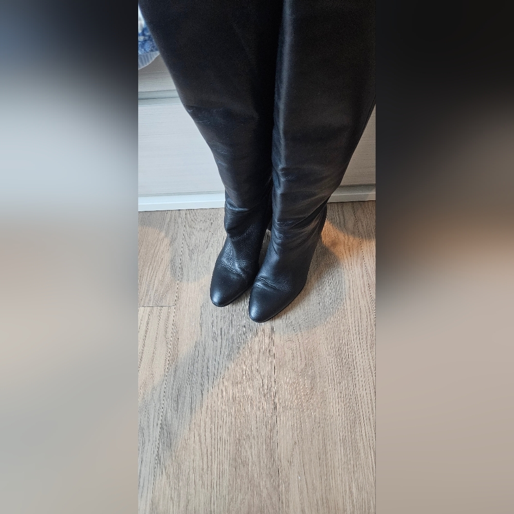 Zara Women's Black Knee-High Boots
